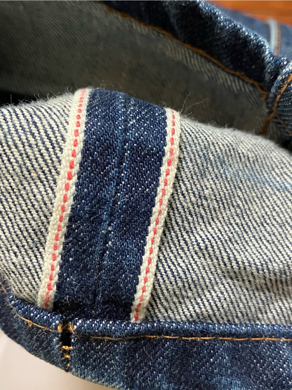 Gustin Men's Raw Denim Selvedge Slim Fit Jeans 32 - Picture 5 of 9